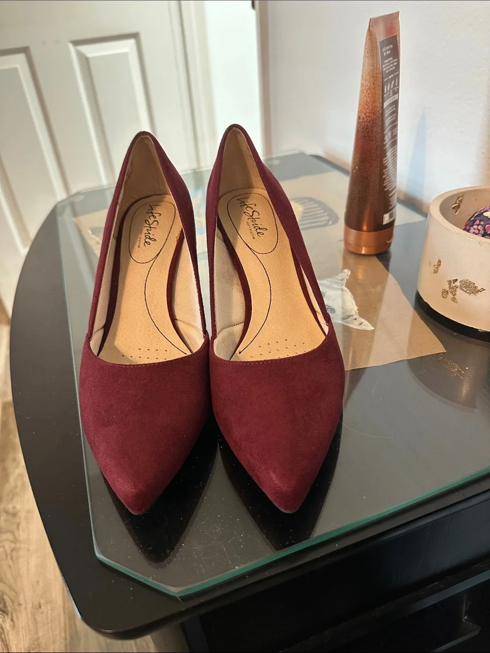 LifeStride New heels , 👠 Burgundy sz 9
